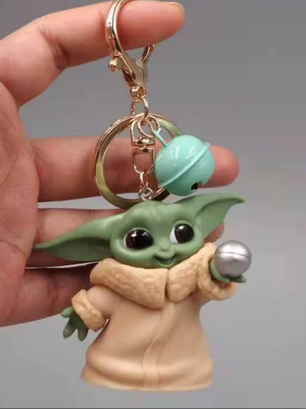 3/$30 Set Mandalorian Baby Yoda Keychain Keychains Figure Bag Keyrings Ornaments